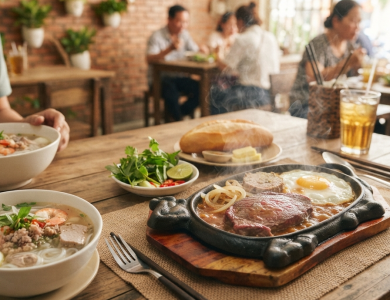 Bò bít tết cho bữa sáng nên chọn khẩu phần phù hợp nhu cầu