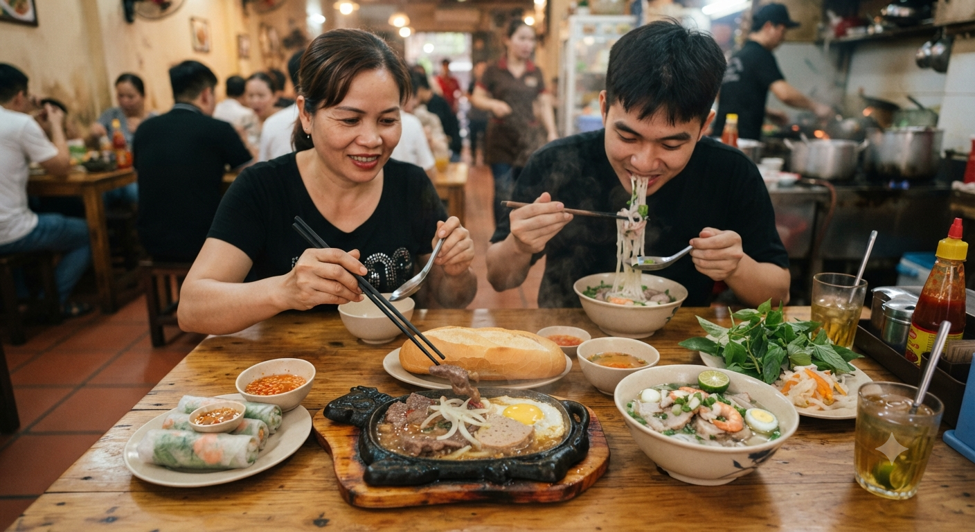 Tổng quan về trải nghiệm thưởng thức bít tết kết hợp món nhẹ